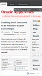 Mobile Screenshot of oracleappsnotes.wordpress.com