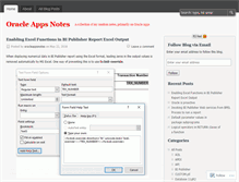 Tablet Screenshot of oracleappsnotes.wordpress.com