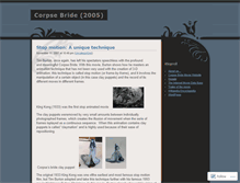 Tablet Screenshot of corpsebridegroup.wordpress.com