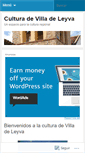 Mobile Screenshot of culturavilladeleyva.wordpress.com