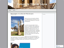 Tablet Screenshot of culturavilladeleyva.wordpress.com