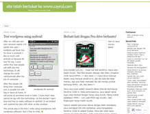 Tablet Screenshot of cayrol.wordpress.com