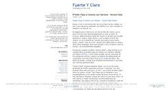 Desktop Screenshot of fuerteyclaro.wordpress.com