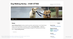 Desktop Screenshot of dogwalkinghenley.wordpress.com