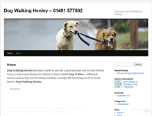 Tablet Screenshot of dogwalkinghenley.wordpress.com