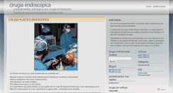 Desktop Screenshot of cirugiaendoscopica.wordpress.com