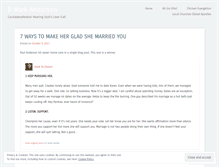 Tablet Screenshot of bmarkanderson.wordpress.com