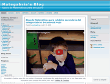 Tablet Screenshot of mategabria.wordpress.com