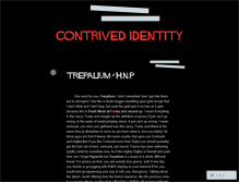 Tablet Screenshot of contrivedidentity.wordpress.com