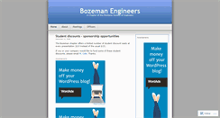 Desktop Screenshot of bozemanengineers.wordpress.com