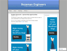 Tablet Screenshot of bozemanengineers.wordpress.com