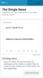Mobile Screenshot of dinglenews.wordpress.com