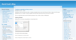 Desktop Screenshot of davidrcook.wordpress.com