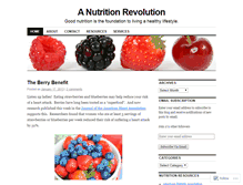 Tablet Screenshot of anutritionrevolution.wordpress.com