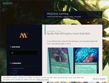 Tablet Screenshot of mtgcero.wordpress.com