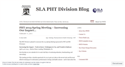 Desktop Screenshot of phtd.wordpress.com