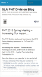 Mobile Screenshot of phtd.wordpress.com