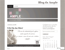 Tablet Screenshot of ampleeventos.wordpress.com