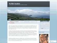 Tablet Screenshot of mybikinivacation.wordpress.com