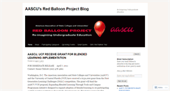 Desktop Screenshot of aascuredballoonproject.wordpress.com