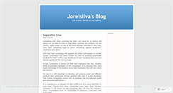 Desktop Screenshot of jorelsilva.wordpress.com