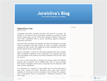 Tablet Screenshot of jorelsilva.wordpress.com