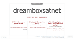Desktop Screenshot of dreamboxsatnet.wordpress.com