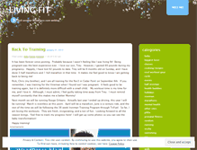 Tablet Screenshot of livingfit.wordpress.com