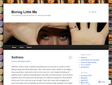 Tablet Screenshot of boringlittleme.wordpress.com