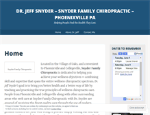 Tablet Screenshot of drjeffsnyder.wordpress.com