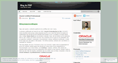 Desktop Screenshot of phpdba.wordpress.com