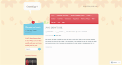 Desktop Screenshot of crystal43.wordpress.com