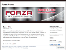Tablet Screenshot of forzapromoblog.wordpress.com
