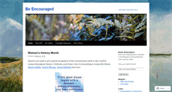 Desktop Screenshot of beencouraged.wordpress.com
