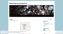 Desktop Screenshot of perfectingmyperspective.wordpress.com