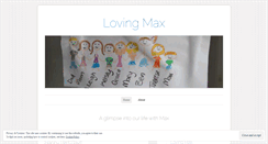 Desktop Screenshot of lovingmax.wordpress.com