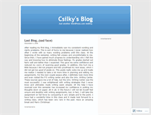 Tablet Screenshot of csilky.wordpress.com