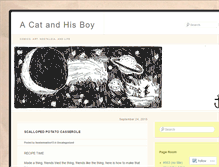 Tablet Screenshot of acatandhisboy.wordpress.com