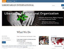 Tablet Screenshot of libertarianinternational.wordpress.com