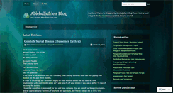 Desktop Screenshot of abiebaljufrie.wordpress.com