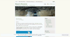 Desktop Screenshot of masonsmanifest.wordpress.com
