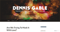 Desktop Screenshot of dennisgable.wordpress.com