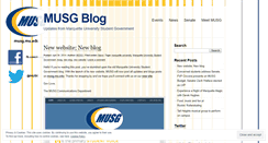 Desktop Screenshot of musg.wordpress.com