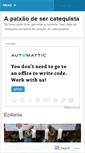 Mobile Screenshot of apaixaodesercatequista.wordpress.com