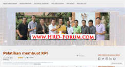 Desktop Screenshot of hrdforum.wordpress.com