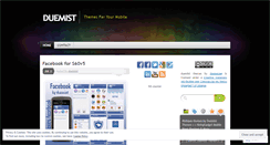 Desktop Screenshot of duemist.wordpress.com