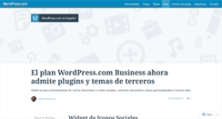 Desktop Screenshot of es.blog.wordpress.com