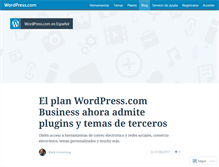 Tablet Screenshot of es.blog.wordpress.com