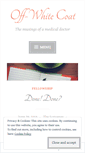 Mobile Screenshot of offwhitecoat.wordpress.com