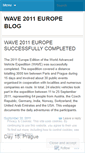 Mobile Screenshot of e2011wavestories.wordpress.com